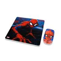 Disney - Kit Gamer Spiderman Accesorios Computacion Azul / Rojo