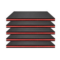 Magideal - 5 Insertos De Espuma Extraíbles Para Protección De Objetos Frágiles, Organización Personalizada, Adecuados Para Piezas De Automóvil Y Artículos Delica Longitud 50Cm