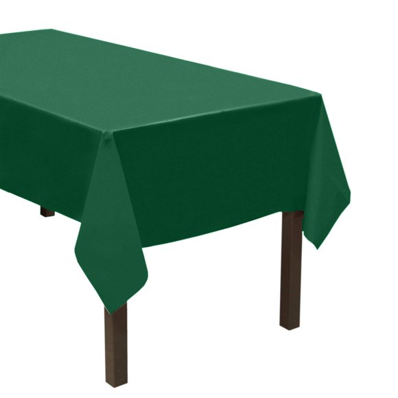 Mantel para mesa Party Essentials, resistente, 54 x 108 cm, color verde cazador