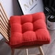 thumbnail image 1 of Xiao Hua Cojín Cuadrado Grueso Rojo para Silla de Comedor -4 Piezas, Cojín de Encaje Suave Que Reduce la Presión, Cojín Antideslizante para Silla de Comedor para Sala de Estar Silla de Ocio, 15.75 X, 1 of 4