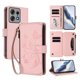 thumbnail image 1 of Funda Cartera Mariposa para [Motorola Edge 50 Pro 5G] con Soporte y Cremallera Rosa, 1 of 6