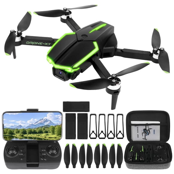 Drone CQDAKET con cámara 1080P, 2 baterías, 48 minutos de vuelo