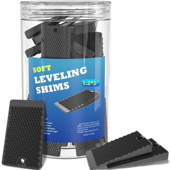 Niveladores Para Muebles 80 Unidades Cuñas De Plástico Negro