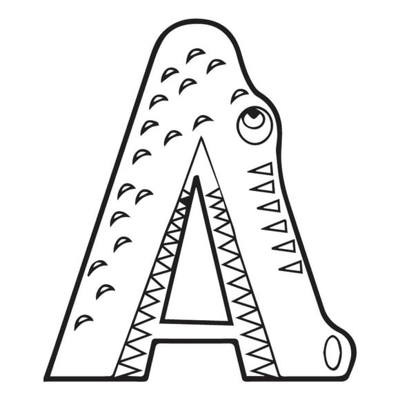 Decomural A Alligator Alphabet Childrens WS-34448