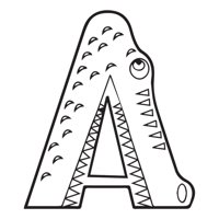 Rienda Libre Graphics - Decomural A Alligator Alphabet Childrens Ws-34448