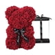 thumbnail image 3 of Oso Floral De Espuma, Decoración De Oso Con Caja Para Mujer, Mamá De Hija, Hijo, Color Rojo, 3 of 5
