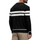 thumbnail image 3 of INSPIRE CHIC Suéter de Punto para Hombre Cuello Redondo Jersey Casual a Rayas XL Negro, 3 of 5
