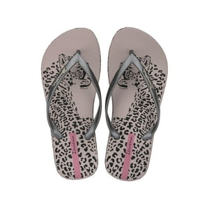 Sandalia Mujer Negro/Plata Animal Chic Ipanema