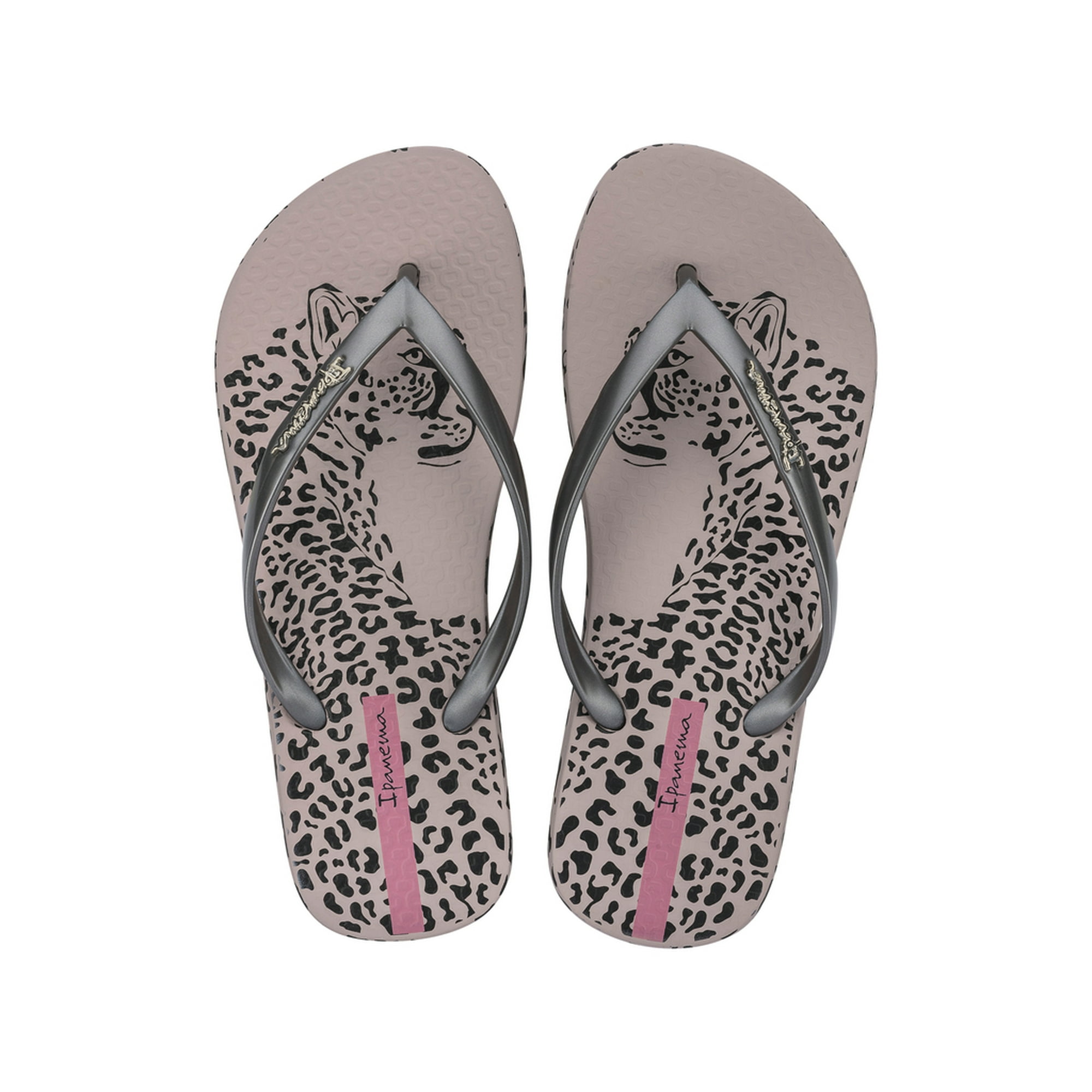 Sandalia Mujer Negro/plata Animal Chic Ipanema