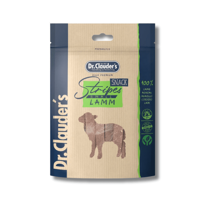 Stripes Snack Cordero - Dr. Clauder's Para Gatos Y Perros X2 Bolsas