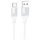 thumbnail image 1 of Cable BOROFONE BX101 – USB-C a USB-C 60W - 3A (Blanco), 1 of 2