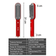 thumbnail image 2 of Cepillo Eléctrico Para Alisar El Cabello Rizador control friz Rojo, 2 of 3
