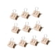 thumbnail image 4 of 10 Piezas Pequeñas De Clips De Carpeta De Cuero De PU, Abrazaderas De Borde Para útiles De Escritorio Escolares S, 4 of 5