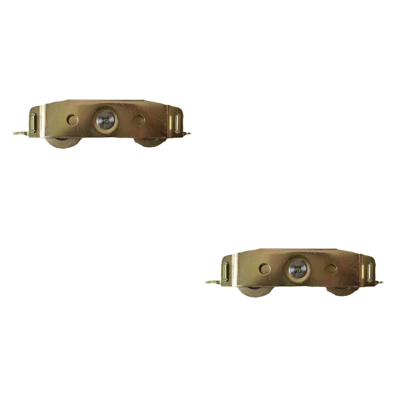 Magideal - 2x Rodillos Corredizos Para Puertas De Vidrio Para Patio, Fácil Instalación, Reemplazo Directo, Herrajes De Aleación De Aluminio, Ruedas Con Rodamient