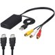 thumbnail image 1 of Cable HDMI a RCA, convertidor HDMI a RCA, adaptador de audio y video AV 3RCA CVBS compuesto a HDMI 1080P compatible con NTSC para HDTV, Apple TV, PC, portátil, Xbox, DVD, etc. (hembra a macho), 1 of 8