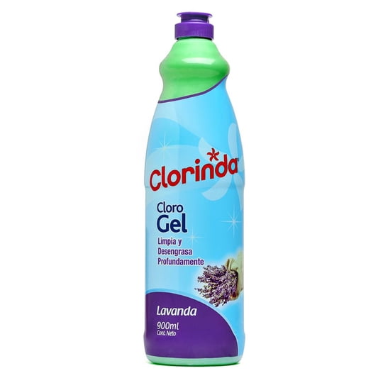 Cloro Gel Lavanda Botella 900 g Clorinda