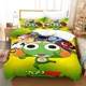 thumbnail image 1 of v164 Bed Sheets Kawaii cartoons Bed Sheet Keroro Frog Bedding Set Single Twin Full Queen King Size Bed Set Adult Kid Bedroom Duvet cover Sets 3-Piece Bedding Set (1 Duvet Cover + 2 Pillow Shams) Bed S, 1 of 5