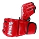 thumbnail image 5 of Guantes De Boxeo Medio Dedo Palmas Abiertas Para Grappling Sparring Adulto Unisex Rojo, 5 of 5