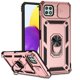 thumbnail image 4 of Funda Resistente Anillo Soporte Samsung Galaxy A22 5G Privacidad Cámara Montaje Magnético Oro rosa, 4 of 5