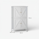 thumbnail image 2 of Mueble organizador 4 puertas 4 niveles linea white YXG-04, 2 of 7