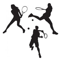 Rienda Libre Graphics - Decomural Tennis Players Sports Tennis Set Ws-33160