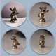 thumbnail image 3 of WLHYHH Tope Decorativo para Bisagra de Puerta con Ratón de Bronce, Set de 5, 3 of 7