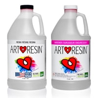 Resina Epoxídica Artresina Transparente, No Tóxica, 1,5 L (0,75 L De Resina Y 0,75 L De Endurecedor)