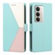thumbnail image 4 of Funda Libro Tricolor para Xiaomi Redmi 15 con Ranuras para Tarjetas, Verde, 4 of 6