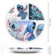 thumbnail image 2 of Lilo y Stitch Plato decorativo de porcelana fina (bone china), plato decorativo de cerámica para hogar, oficina, soporte de pared, platos decorativos para dormitorio - 6 pulgadas (15 cm), 2 of 6