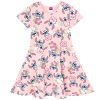 Vestido De Skater Disney Lilo & Stitch Para Niñas Pequeñas Rosa 6