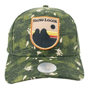 Hang Loose - Gorro Snapback Visera Curva Camo