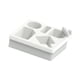 thumbnail image 4 of Bandeja De Soporte De Taza De Sofá Case De Sofá De Silicona Fácil De Limpiar Para Bebidas De Armario En Casa Blanca, 4 of 5