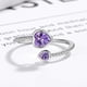 thumbnail image 3 of Anillo de plata de ley 925 con piedra natal de junio de Step Forward, 3 of 6