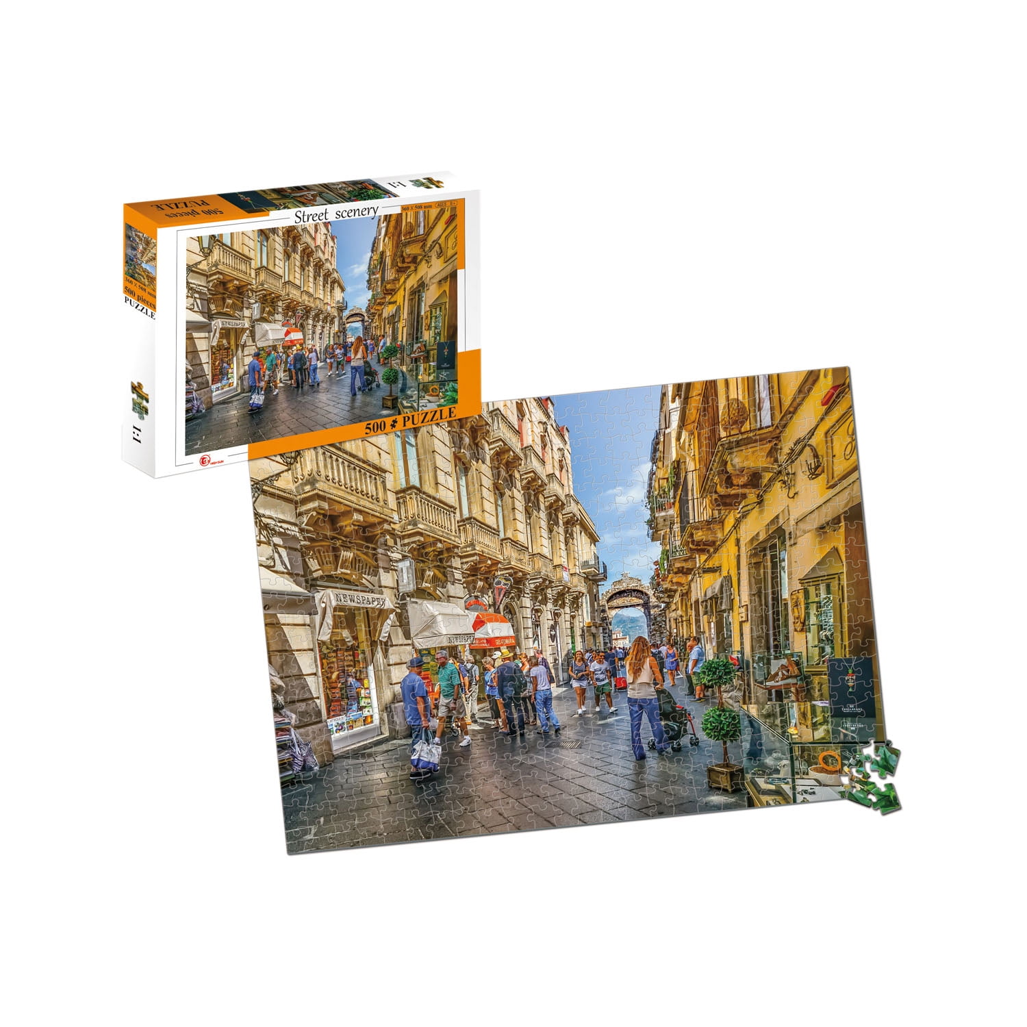 Nobel Gift - Puzzle 500 Piezas Paisajes 33x23 Cm Calle