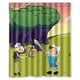 thumbnail image 1 of Cortina de ducha de Gravity Falls, juego de cortina de baño con ganchos, tamaño 60 x 72 pulgadas, 1 of 3