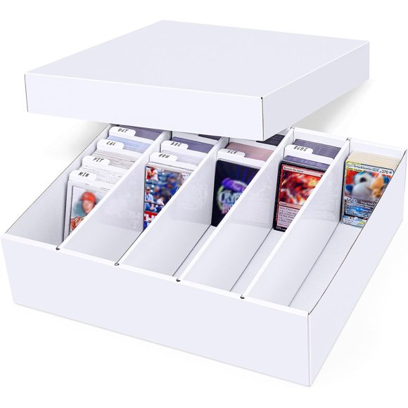 Caja para cartas Leyzan de 5 filas, capacidad para 3060 cartas