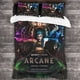 thumbnail image 1 of Jinx Bedding Set Bed Set Aldult Kid Bedroom Duvetcover Sets LoL Jinx Game, 1 of 5