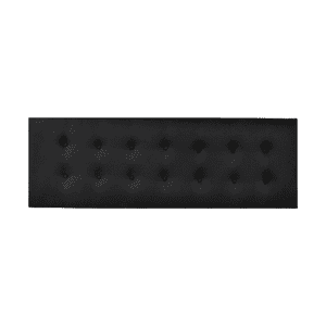 Importclick - Respaldo Elegante 1 Plaza Capitone 105X60 Cm Negro Lino Botones