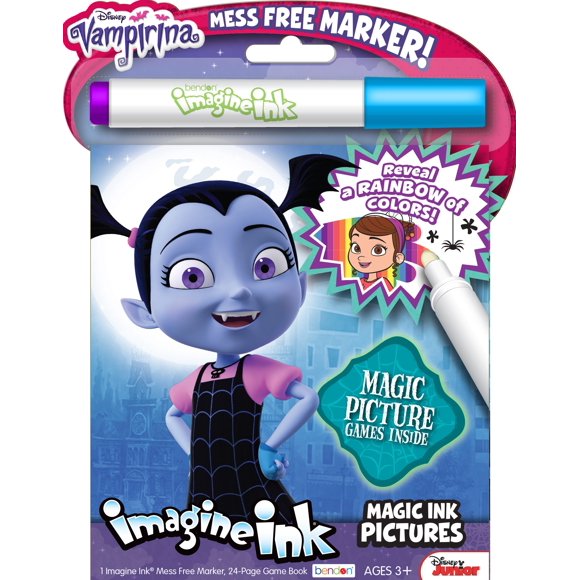 Libro de actividades Disney Vampirina Imagine Ink con rotulador para más de 3 años