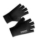 thumbnail image 3 of Hombres Guantes De Seda De Hielo Protección Solar De Verano Antideslizante Pesca Medio Dedo Negro, 3 of 3