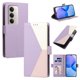 thumbnail image 1 of Funda Libro Tricolor para Xiaomi Redmi 15 con Ranuras para Tarjetas, Morado, 1 of 6