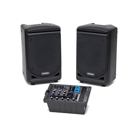 Sistema De Pa Portátil Samson Xp300 6"" 300W Bluetooth