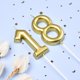 thumbnail image 2 of Velas CAKE CODE 7 cm Oro Número 18 (Pack de 2), 2 of 6