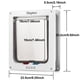thumbnail image 3 of Cat Door Depets con cierre grande de 4 posiciones para interiores y exteriores, 3 of 6