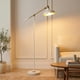 thumbnail image 1 of Lámpara Brightech Wyatt Crema con Pantalla Dorada Interior, 1 of 6