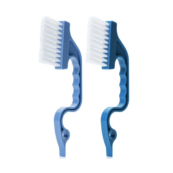Cepillo de limpieza Slick Solutions – Pack de 2, azul y ergonómico