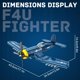 thumbnail image 2 of Bloques de Construcción GHQYTPR Avión de Combate F4U Corsair 767 Piezas, 2 of 6