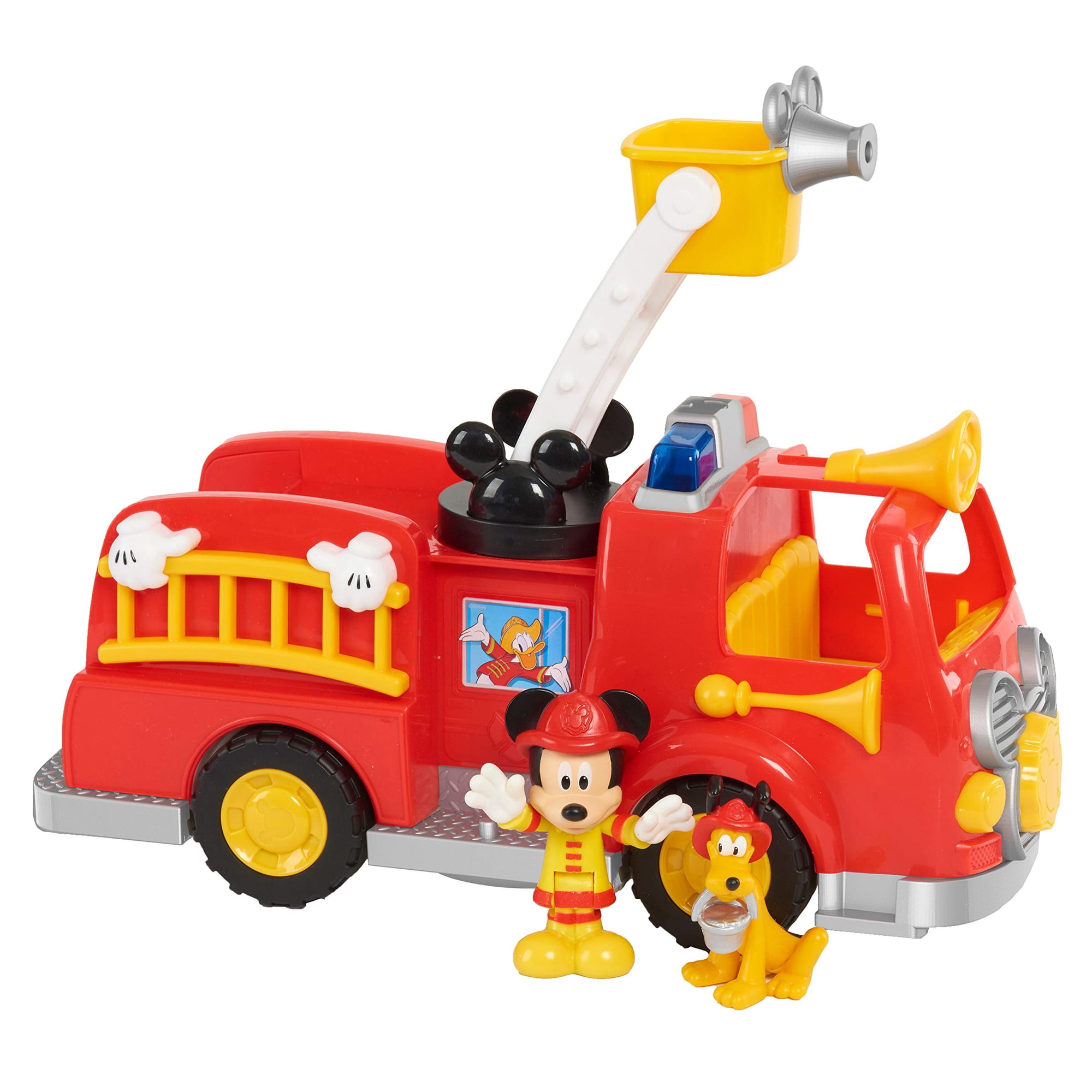 Mickey Mouse De Juguete Para Camión De Bomberos Con Luces Y Sonidos Mickey 3+y