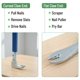 thumbnail image 4 of Extractor de clavos Bates Choice de 20 cm con mango de acero forjado, 4 of 6