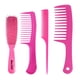 thumbnail image 2 of 4Pcs Cepillo De Peluquería Peines Peluquería Peinado Barber Peines Kit Rose Red, 2 of 5
